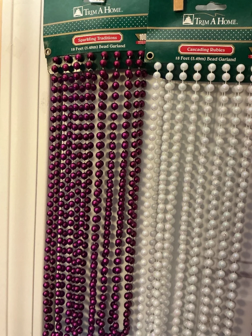 New 8 strands Trim a Home Beads Garland 5.49m ARTS & CRAFTS